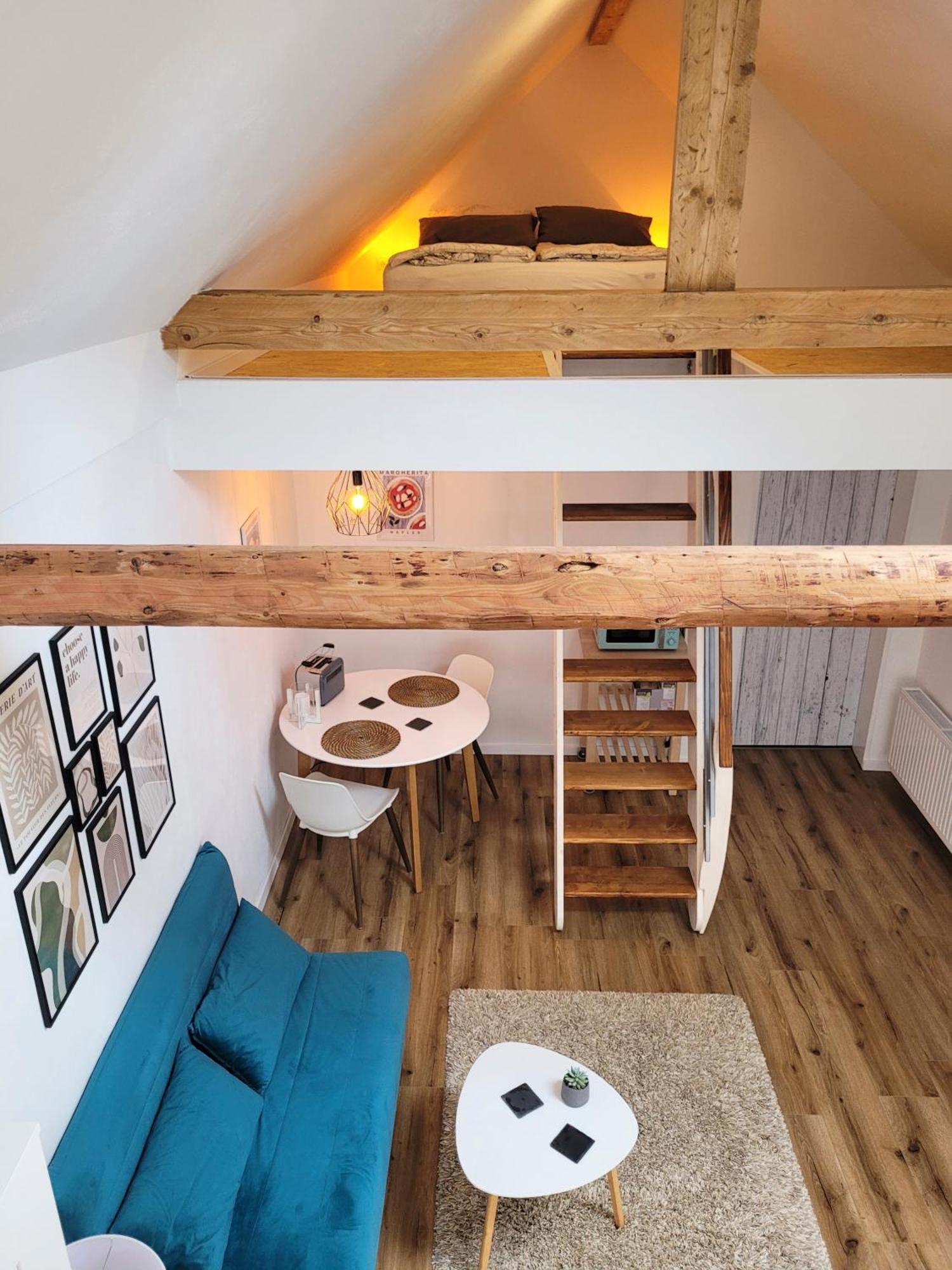 Modernes 1-Zimmer-Apartment Mit Galerie-Schlafkoje Im Skandinavischen Stil Ostenfeld (Nordfriesland) Exterior foto